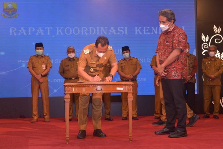 Wabup Muaro Jambi Hadiri Rakor Kenduri Swarna Bumi Peradaban Sungai Batanghari