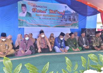 Wabup BBS Bersama Wagub Jambi Peringati Isra Mi’raj di Sungai Bahar Selatan