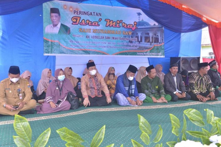 Wabup BBS Bersama Wagub Jambi Peringati Isra Mi’raj di Sungai Bahar Selatan