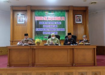 Bupati Masnah Hadiri Acara Peyaluran Zakat Infaq, dan Sodaqoh Baznas Kabupaten Muaro Jambi