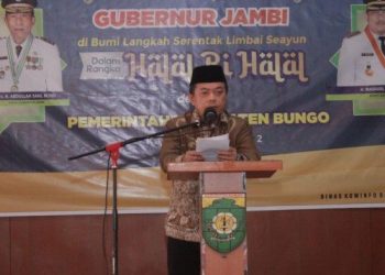 Halal Bil Halal di Bungo, Al Haris Tegaskan Pemerataan Pembangunan