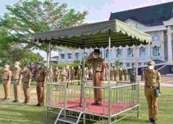 Wagub Jambi Pimpin Upacara Peningkatan Nasionalisme dan Kedisiplinan ASN