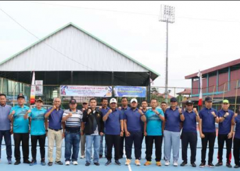 Bupati Tanjab Barat Hadiri Pelantikan Ketua Umum dan Pengurus Pelti