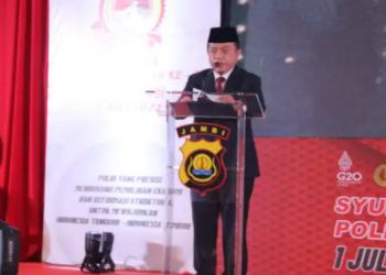 Gubernur Al Haris Ucapkan Selamat Hari Bhayangkara ke 76