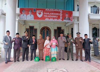Wabup Tanjab Barat Pimpin Upacara Peringatan Hari Pahlawan