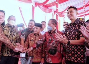 Pj Bupati Bachyuni Hadiri Groundbreaking Pekerjaan Jalan Alternatif Jalur Angkutan Batu Bara