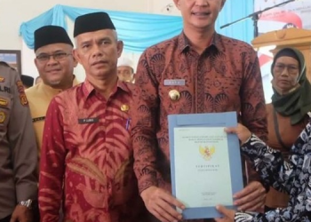 Pj Bupati Bachyuni Hadiri Lounching Program Sembako Pemulihan Ekonomi