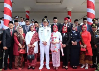 Pj Bupati Muaro Jambi Jadi Inspektur Upacara HUT Kemerdekaan RI