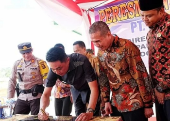 Pj Bupati Muaro Jambi Resmikan Pabrik Kepala Sawit PT SIP