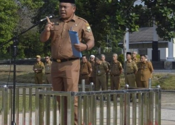 Sekda Jadi Inspektur Upacara di Lingkup Pemkab Muaro Jambi
