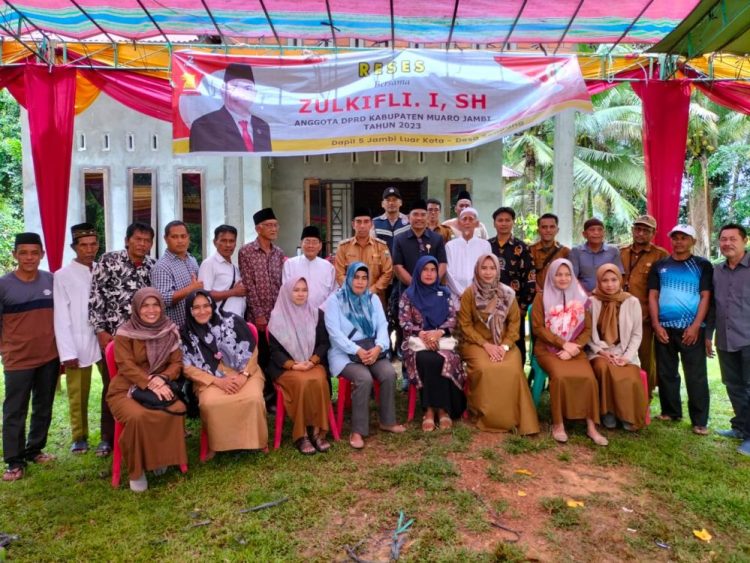 Anggota DPRD Muaro Jambi Zulkifli Gelar Reses Tampung Aspirasi Masyarakat