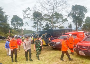 Gubernur Jambi Pimpin Apel Kesiapsiagaan Erupsi Gunung Kerinci