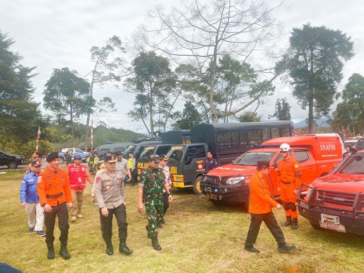 Gubernur Jambi Pimpin Apel Kesiapsiagaan Erupsi Gunung Kerinci