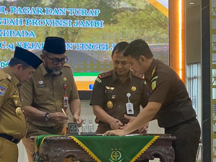 Pemprov Jambi Kembali Hibahkan Tanah ke Kejaksaan RI, Kali Ini Untuk RS Rehab Narkotika