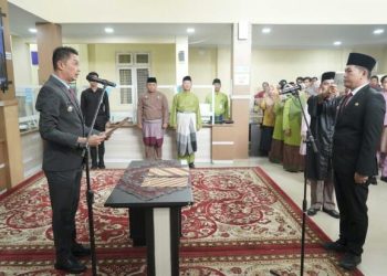 Pj Bupati Bachyuni Deliansyah Resmi Lantik Kadis Dukcapil Muaro Jambi