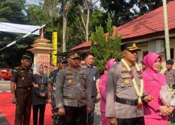 PJ Bupati Bachyuni Deliansyah Hadiri Pisah Sambut Kapolres Muaro Jambi