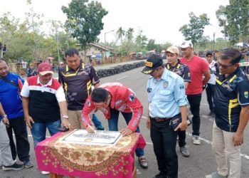 PJ Bupati Muaro Jambi Bachyuni Buka Langsung Road Race di HUT Desa Bukit Baling ke 39