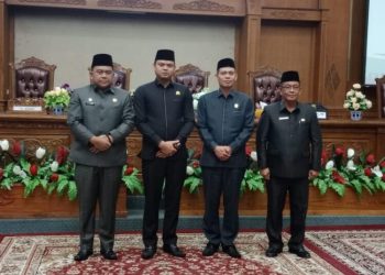 Sekda Bhudi Hadiri Rapat Paripurna Laporan Pansus Dewan Tentang Aset dan APBD