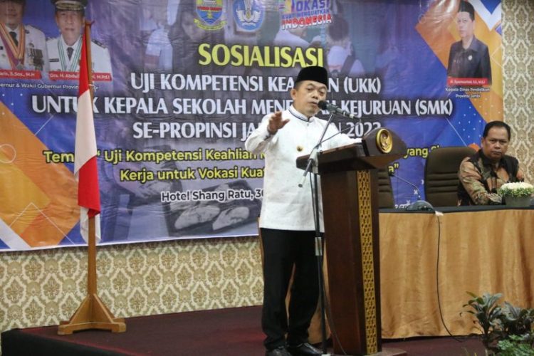 Al Haris Berharap Sosialisasi Uji Kompetisi Kepala Sekolah SMK Tingkatkan Pendidikan Kejuruan