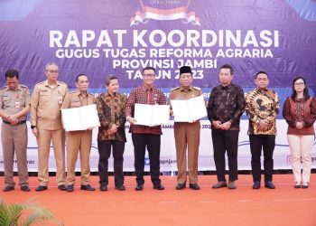 Wagub Sani : Jadikan Rakor Gugus Tugas Reforma Agraria Momentum Penyelesaian Konflik Pertanahan