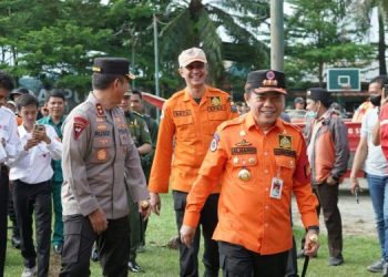 Pj Bupati Bachyuni Hadiri Apel Siaga Hadapi Bencana Karhutla serta Peringatan Hari Kesiapsiagaan Bencana