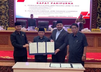 DPRD Bersama Pemprov Jambi Sepakati KUA PPAS Tahun Anggaran 2024