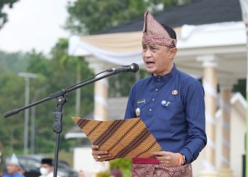Pj Bupati Bachyuni Pimpin Upacara Memperingati HUT Kabupaten Muaro Jambi Ke-24
