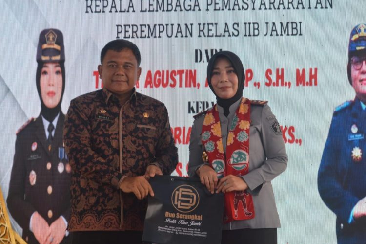 Sekda Muaro Jambi Hadiri Serah Terima Jabatan dan Pisah sambut Kepala Lembaga Pemasyarakatan Perempuan Kelas ll B Jambi