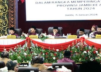 Ketua DPRD Jambi Pimpin Rapat Paripurna HUT Jambi ke 67