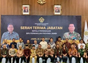 Hadiri Serah Terima Jabatan Kepala BPK Perwakilan Provinsi Jambi, Edi Purwanto: Tetap Bangun Koordinasi dan Komunikasi
