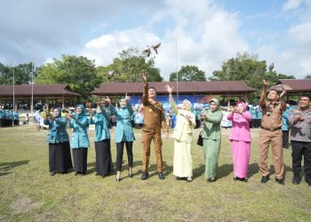 PJ Bupati Bachyuni Hadiri Pembukaan Jambore PKK Kabupaten Muaro Jambi Tahun 2024