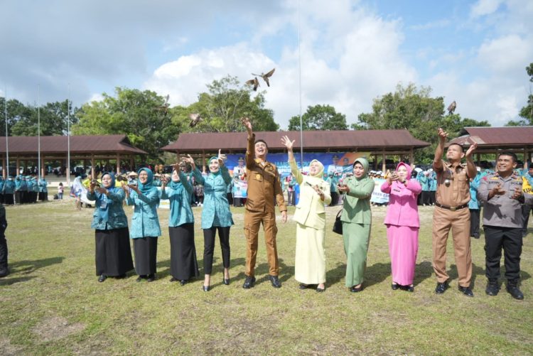 PJ Bupati Bachyuni Hadiri Pembukaan Jambore PKK Kabupaten Muaro Jambi Tahun 2024