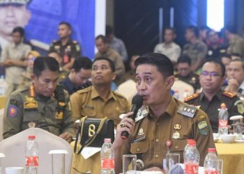 PJ Bupati Muaro Bachyuni Ikuti Rakor dalam Persiapan Pemilu Serentak 2024