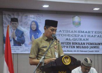 PJ Bupati Muaro Jambi dan Sekda Hadiri Pelatihan Smartedu Metode Cepat Hapal Al-Quran