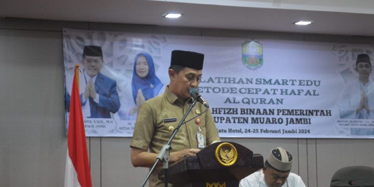 PJ Bupati Muaro Jambi dan Sekda Hadiri Pelatihan Smartedu Metode Cepat Hapal Al-Quran