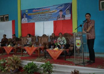 Pj Bupati Muaro Jambi Hadiri Kegiatan Pelayanan Keluarga Berencana (KB) di Sebapo
