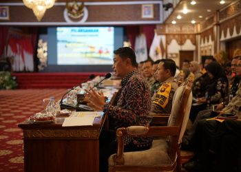 Pj Bupati Bachyuni Hadiri Rapat Koordinasi Penanganan Darurat Bencana Banjir dan Longsor di Provinsi Jambi