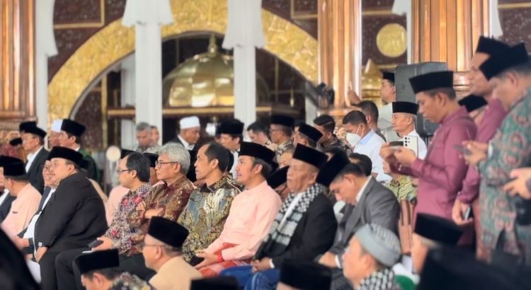 Ketua DPRD Jambi beserta Istri Hadiri Akad Nikah Putri Gubernur Jambi Esy-Iqbal