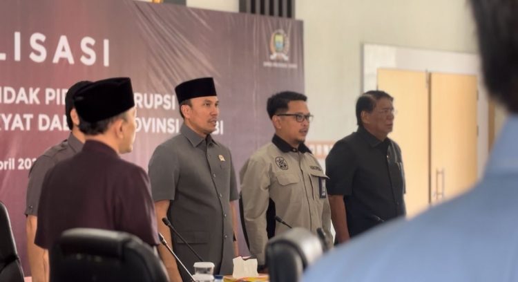 Sosialisasi Pencegahan Tindak Pidana Korupsi, Ketua DPRD Jambi: Kami Komitmen Berantas Korupsi