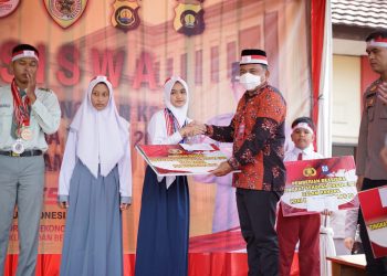 Sekda Muaro Jambi Budhi Hartono Hadiri HUT Bhayangkara ke 78