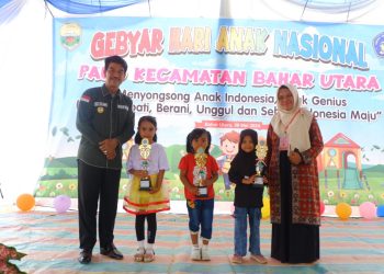 Pj Bupati Muaro Jambi Buka Kegiatan Gebyar Hari Anak Nasional PAUD Kec.Bahar Utara