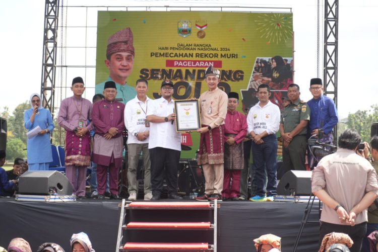 Pemkab Muaro Jambi Mendapat Penghargaan Rekor Museum Rekor Indonesia (MURI)