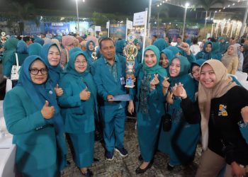 Ketua TP PKK Muaro Jambi Fardilla Zahra SH Hadiri Penutupan Jambore PKK se- Provinsi Jambi