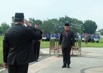 Sekda Muaro Jambi Budhi Hartono Pimpin Upacara Peringatan Hari Otonomi Daerah