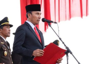 Ketua DPRD Provinsi Jambi Bacakan Teks Proklamasi di Upacara HUT ke 79 RI