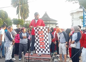 Lepas Jalan Santai HUT Kemerdekaan, Sekda Minta Seluruh Komponen Turut Membangun Bangsa