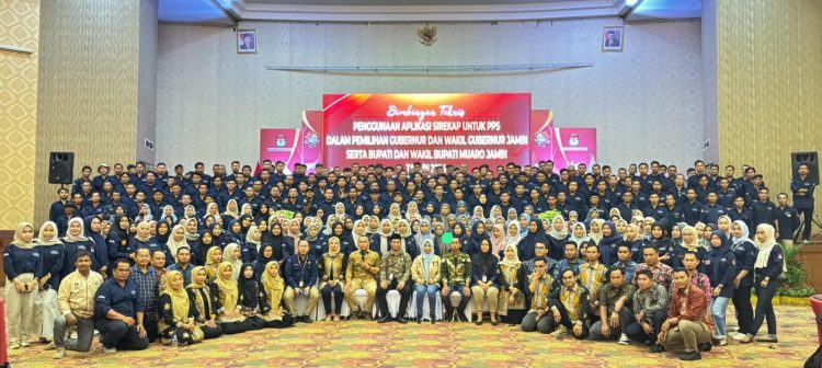 KPU Muaro Jambi Uji Coba Aplikasi Sirekap Pilkada Tahun 2024