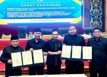 DPRD Jambi Gelar Rapat Paripurna KUPA dan PPAS Perubahan APBD 2024