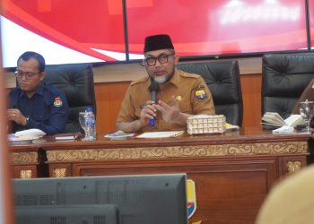 Gelar Rapat Persiapan Penyelenggaraan Pilkada Serentak Tahun 2024, Pjs. Gubernur Sudirman: Kita Cek Kesiapan KPU Kabupaten/Kota