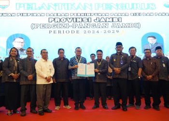 Pjs. Gubernur Sudirman Harap DPD Pergizi-Pangan Bermanfaat Besar Terhadap Tata Kelola Pertanian Jambi